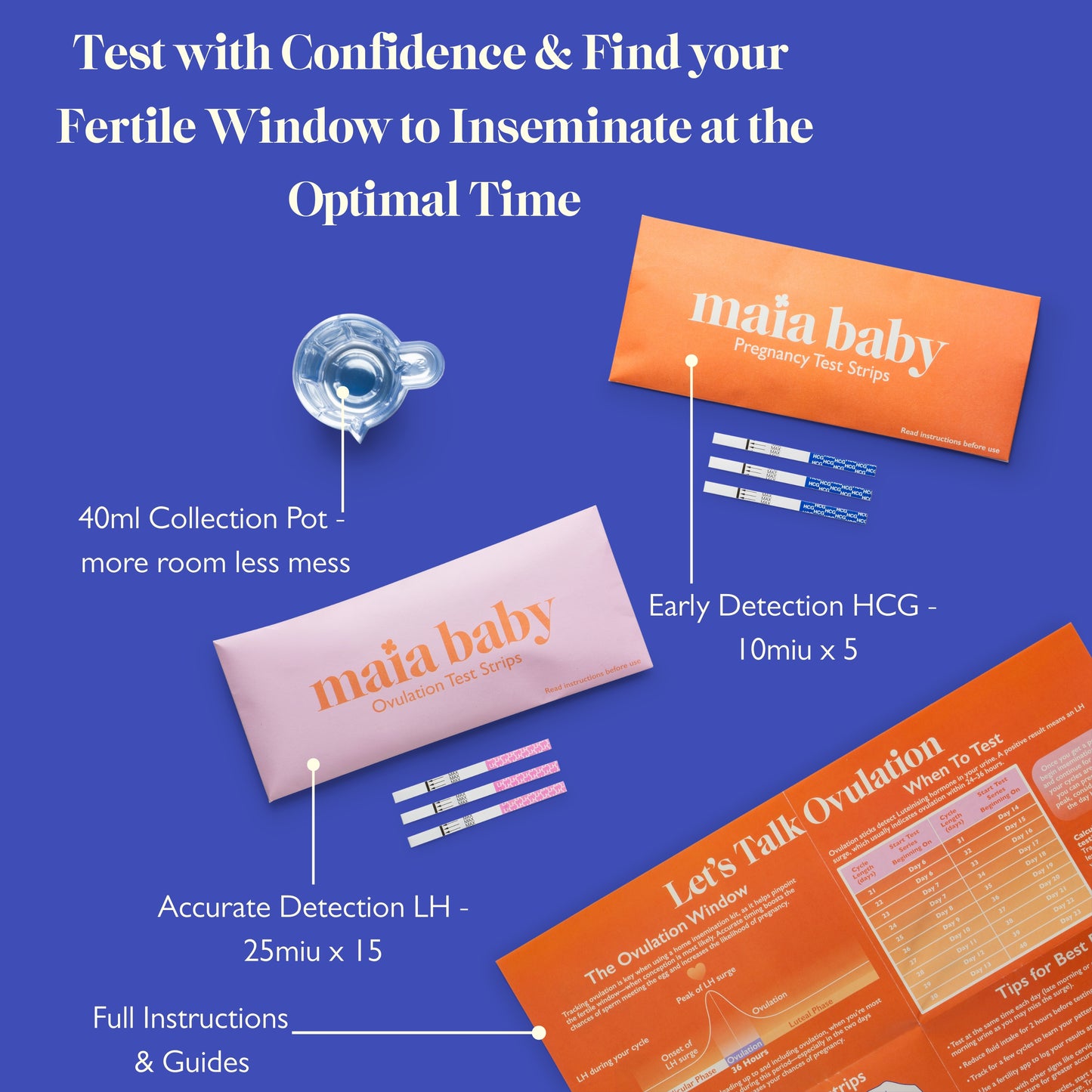Home Insemination Kit with Applicators for Pregnancy