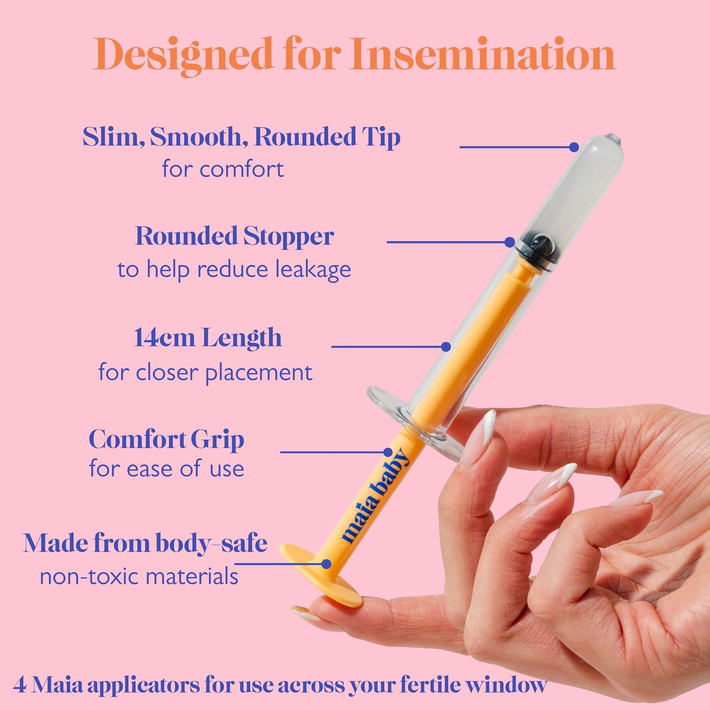 Home Insemination Kit with Applicators for Pregnancy
