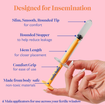 Home Insemination Kit with Applicators for Pregnancy